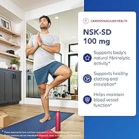 Vista 3 de Pure Encapsulations NSK-SD - 100 mg de Nattokinase - para la circulación sanguínea normal - Apoya la actividad fibrinolítica* - Sin gluten y sin OMG