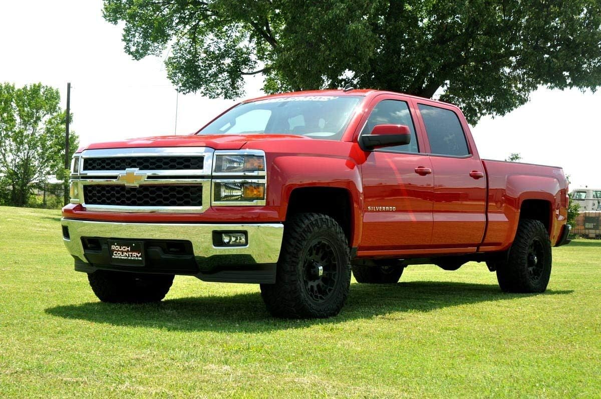 Rough Country 2" Leveling Lift Kit for Chevy Silverado & GMC Sierra 2500HD (2001-2010) w/FT Codes - Increases Ground Clearance, Easy Bolt-On Install