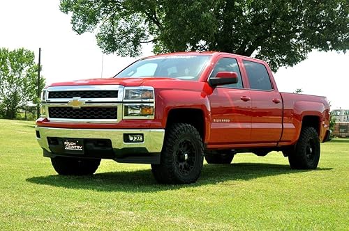 Miniatura 6 de Rough Country Kit de elevación de nivelación de 2 pulgadas para Chevy Silverado y GMC Sierra 2500HD (2001-2010) con códigos FT - Aumenta la