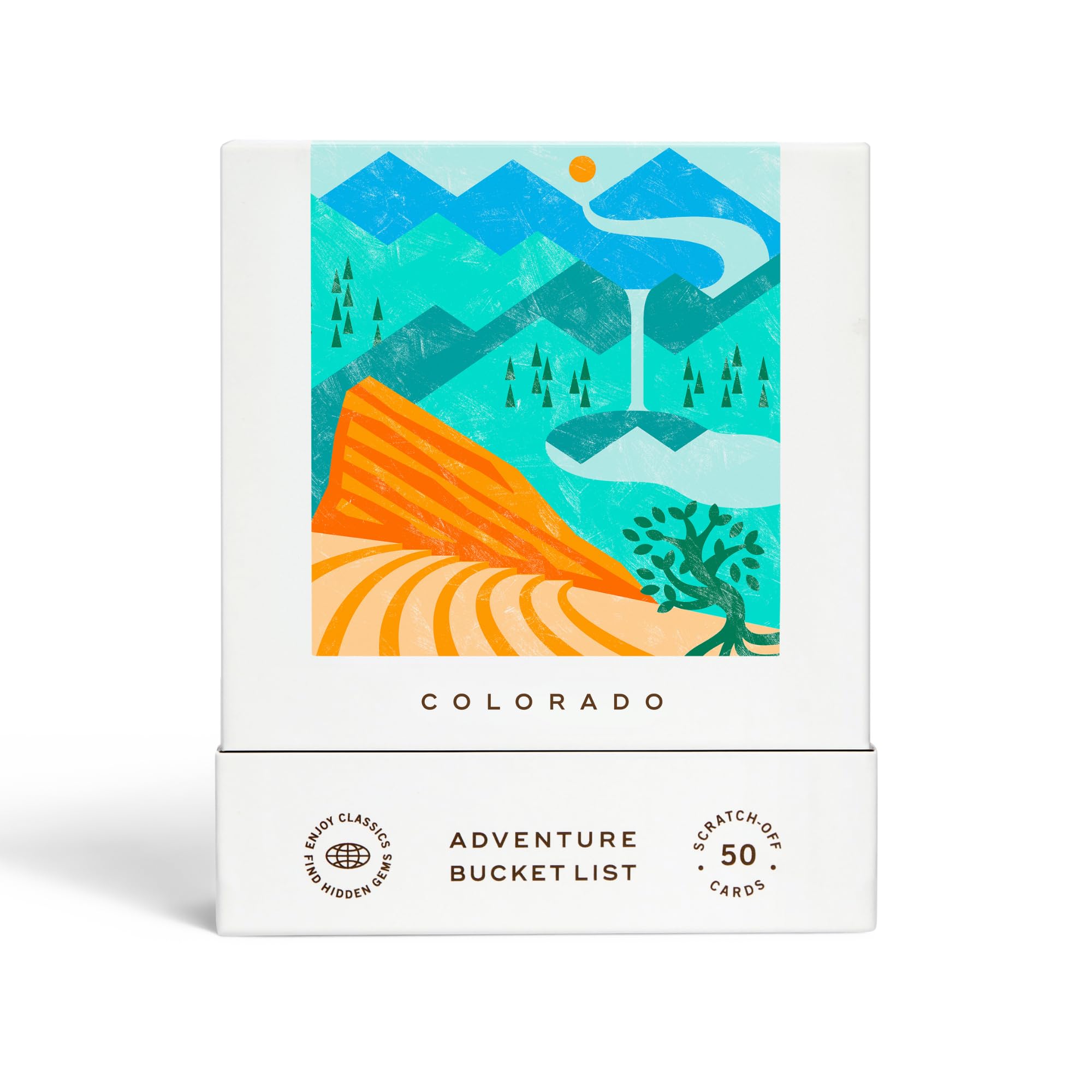 Reach International Outfitters Colorado Adventure Bucket List: 50 Scratch-Off Cards for Outdoor Activities, Tourist Attractions, and Road Trips -