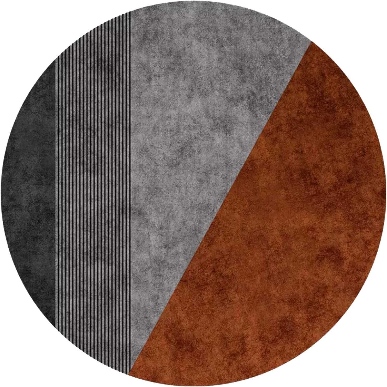 Office Chair Mat for Carpet, Floor Protector mat, Round Shape, Modern Home Decor, Suitable for Hard Floor Non-Slip Protective mats (Color : Red, Size : 140cm/55.1in)