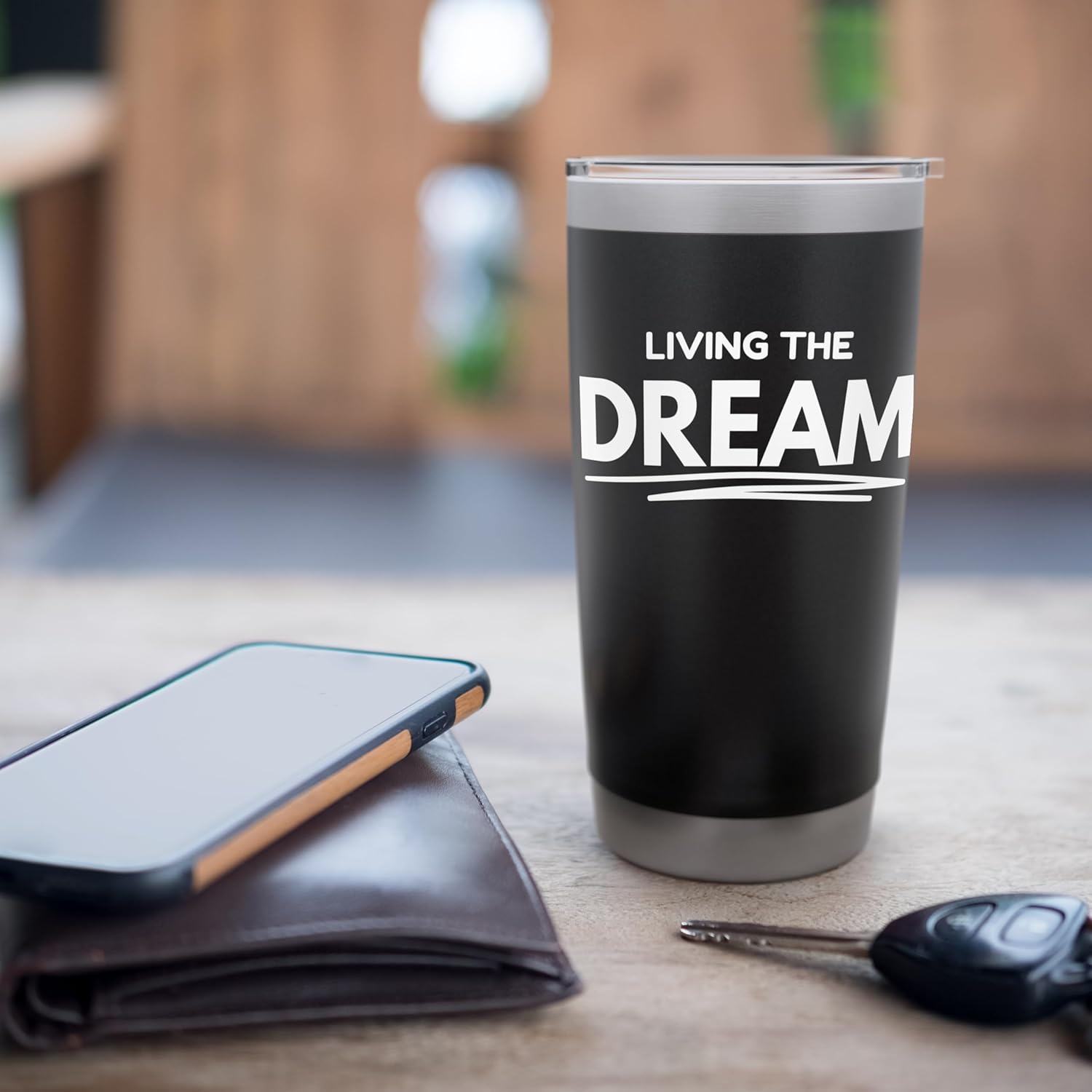 Living the Dream Stainless Steel Insulated Tumbler - Image 7