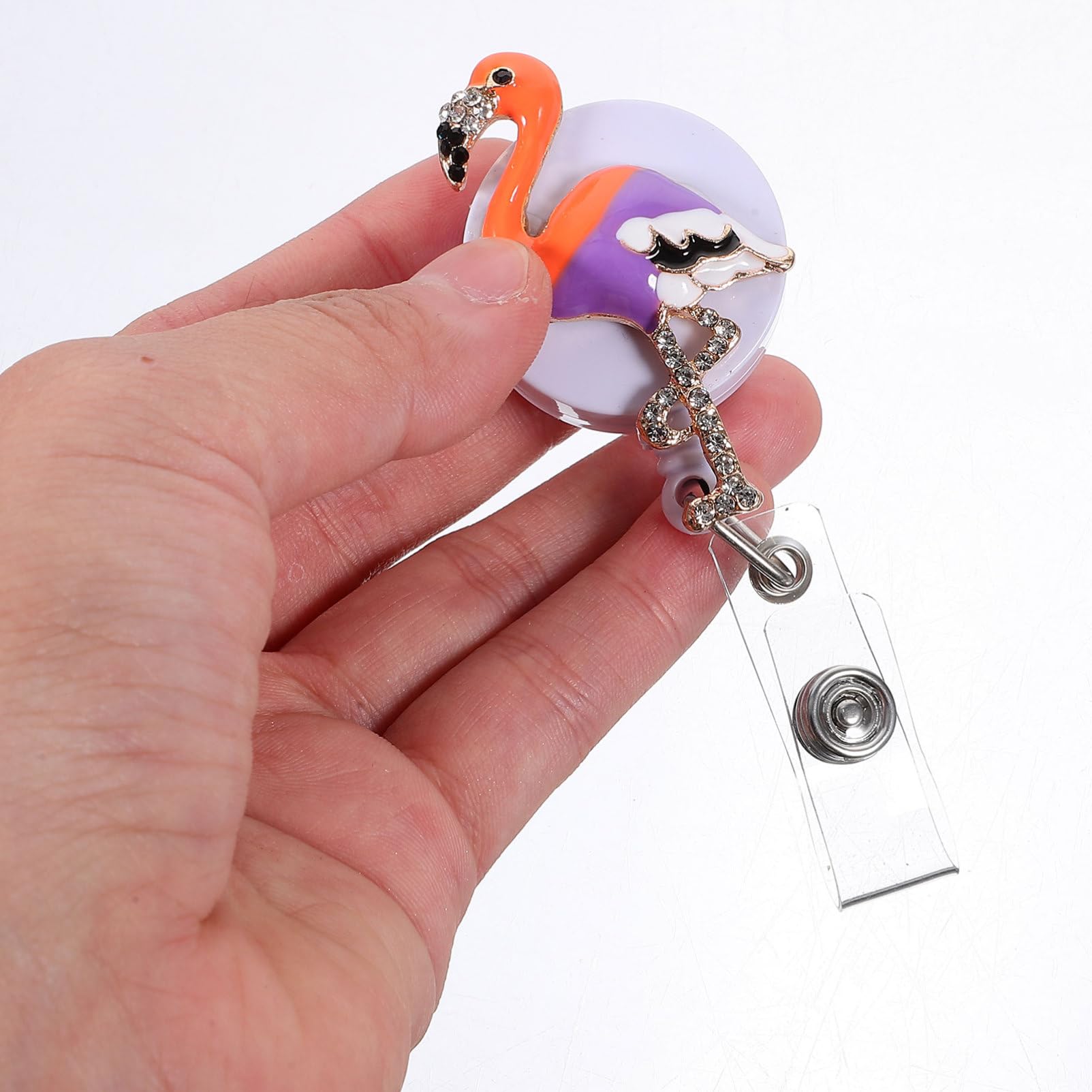 Tofficu 4 Ensembles Boucle Facile Pour Animaux Bureautique Accessoires Badge Prenom Agrafe Longes Pour Badges D'identification Clip Pour Badge Rotatif Porte-badge Manteau 3 Pièces * 4