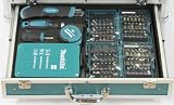 Makita DHP482RFX9 Impact Drill 18 V / 3.0 Ah 2 Batteries Plus Charger in Aluminium Case, Petrol Blue, 96-Piece Accessory Set - 5