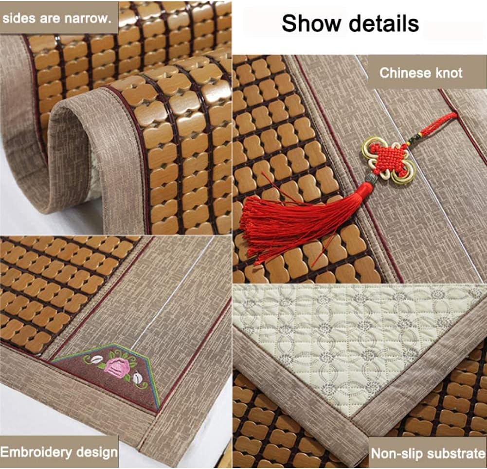 Summer Sleeping Mat, Cooling Sleeping Pad, Child Rattan Mat Kindergarten Student Lunch Break Double Sided Cot Formaldehyde Free for Bedroom