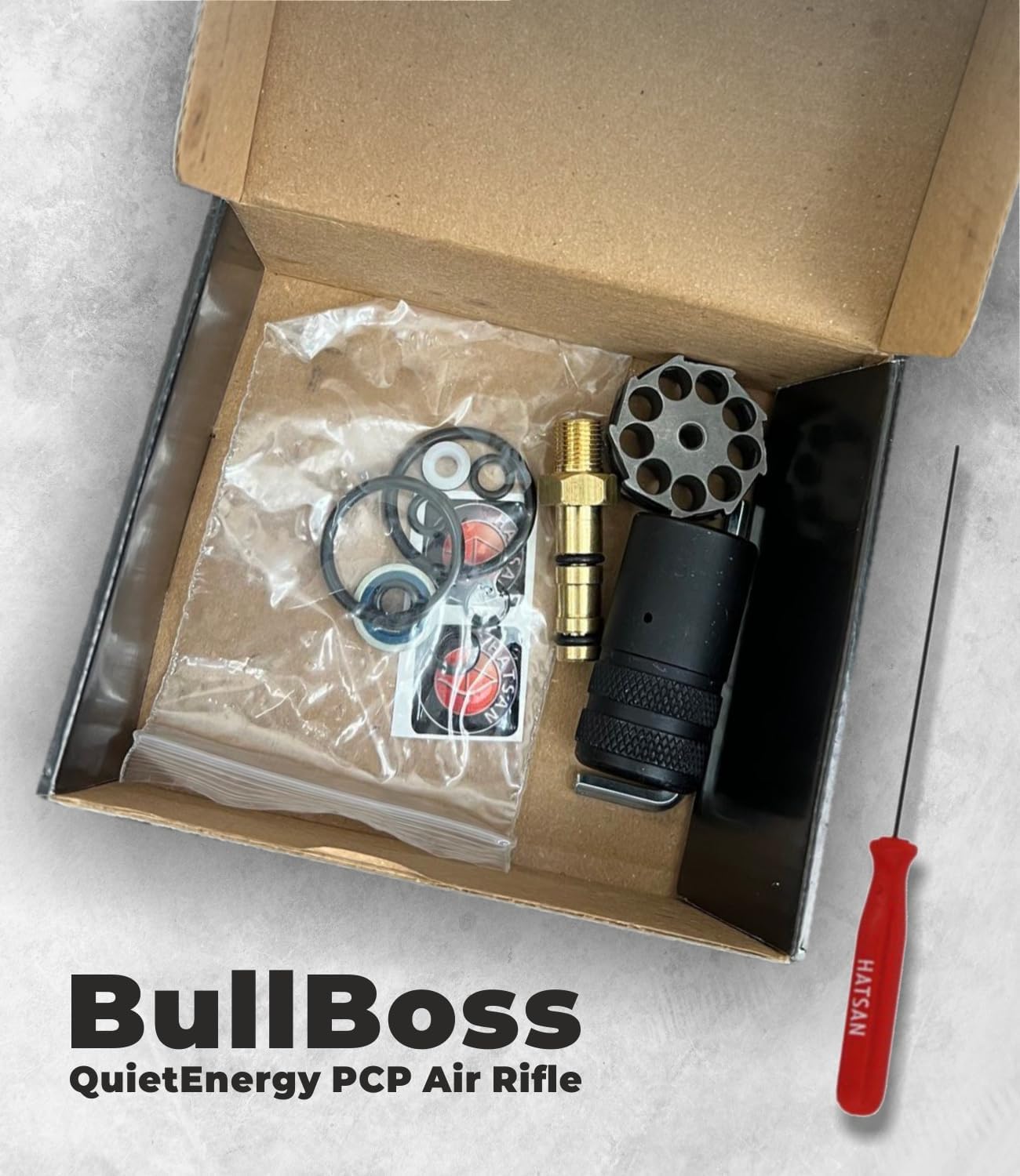 Hatsan BullBoss QE Air Rifle with Included Wearable4U 100x Paper Targets and Lead Pellets Bundle