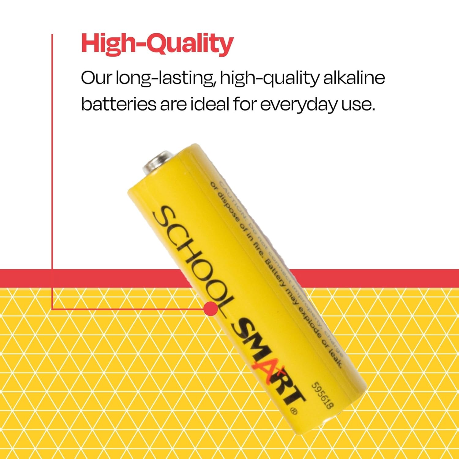 School Smart AA Alkaline Batteries (Pack of 24) - 084985