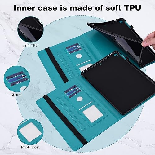 Miniatura 3 de Funda para Lenovo Tab M8/Tab M8 HD/Tab M8 FHD/Tab M8 Gen 3, Mariposa En Relieve PU Cuero Ranura Para Tarjeta Soporte Flip Cover Con Banda Elástica