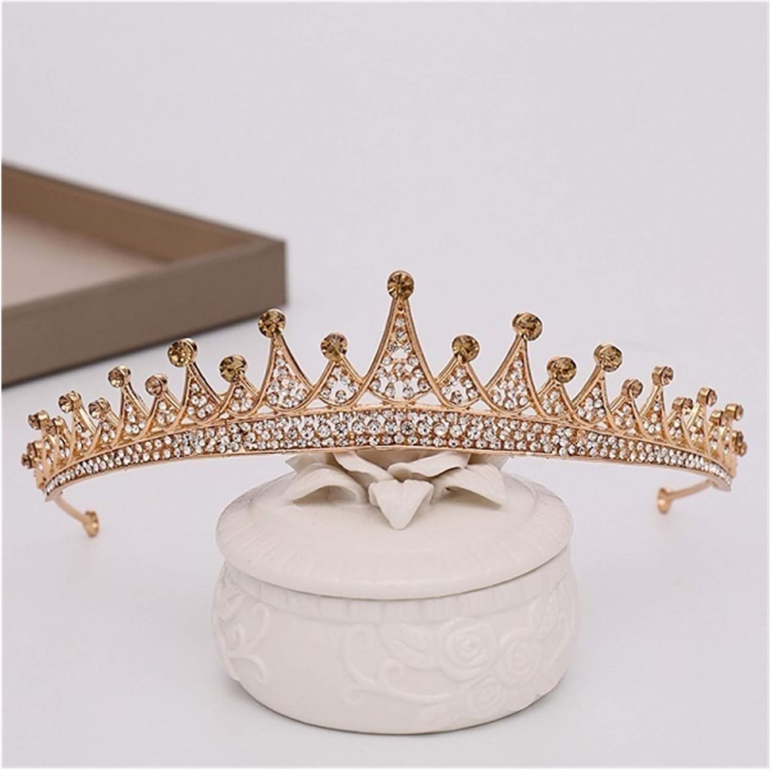 ティアラ ファッションシャンパンゴールドカラークラウン結婚式のヘアアクセサリー高級クイーンプリンセスティアラジデム女性ヘアジュエリー花嫁パーティー ブライダルウェディングティアラ サイズ Antique Bronze Plated ティアラ ファッションシャンパンゴールドカラークラウン結婚式のヘアアクセサリー高級クイーンプリンセスティアラジデム女性ヘアジュエリー花嫁パーティー ブライダルウェディングティアラ サイズ Antique Bronze Plated