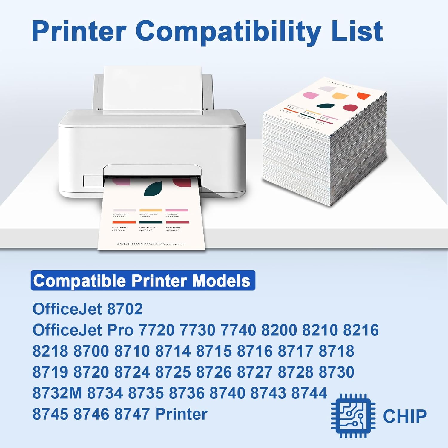 KANTEN 952XL 952 XL Compatible Ink Cartridges 4-Pack KCMY Replacement for 952XL 952 XL Cartridge (with Chip) to use with OfficeJet Pro 8710 7740 8720 8715 8210 8703 OfficeJet 8702 Printers
