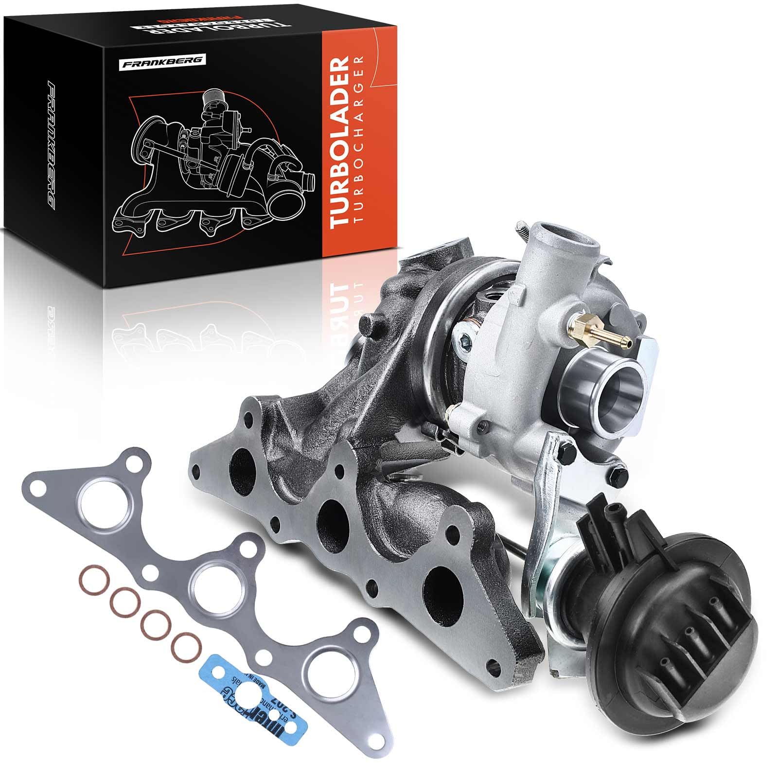 Frankberg Turbocompressore a gas di scarico Compatibile con City-Coupé 450 0.6 Cabrio 450 0.6 Crossblade 450 0.6 Replace# 724961-0002,A1600960700