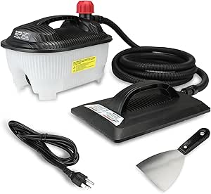 KITLUCK Chemical-Free Wallpaper Steamer, 1500W with 11.5 ft Hose and 1.2 Gallon Water Tank