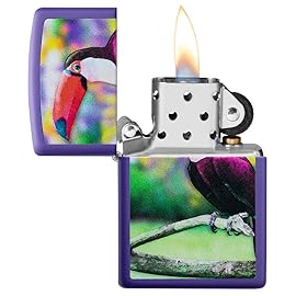 Zippo Pangolin Design Green Matte Pocket Lighter