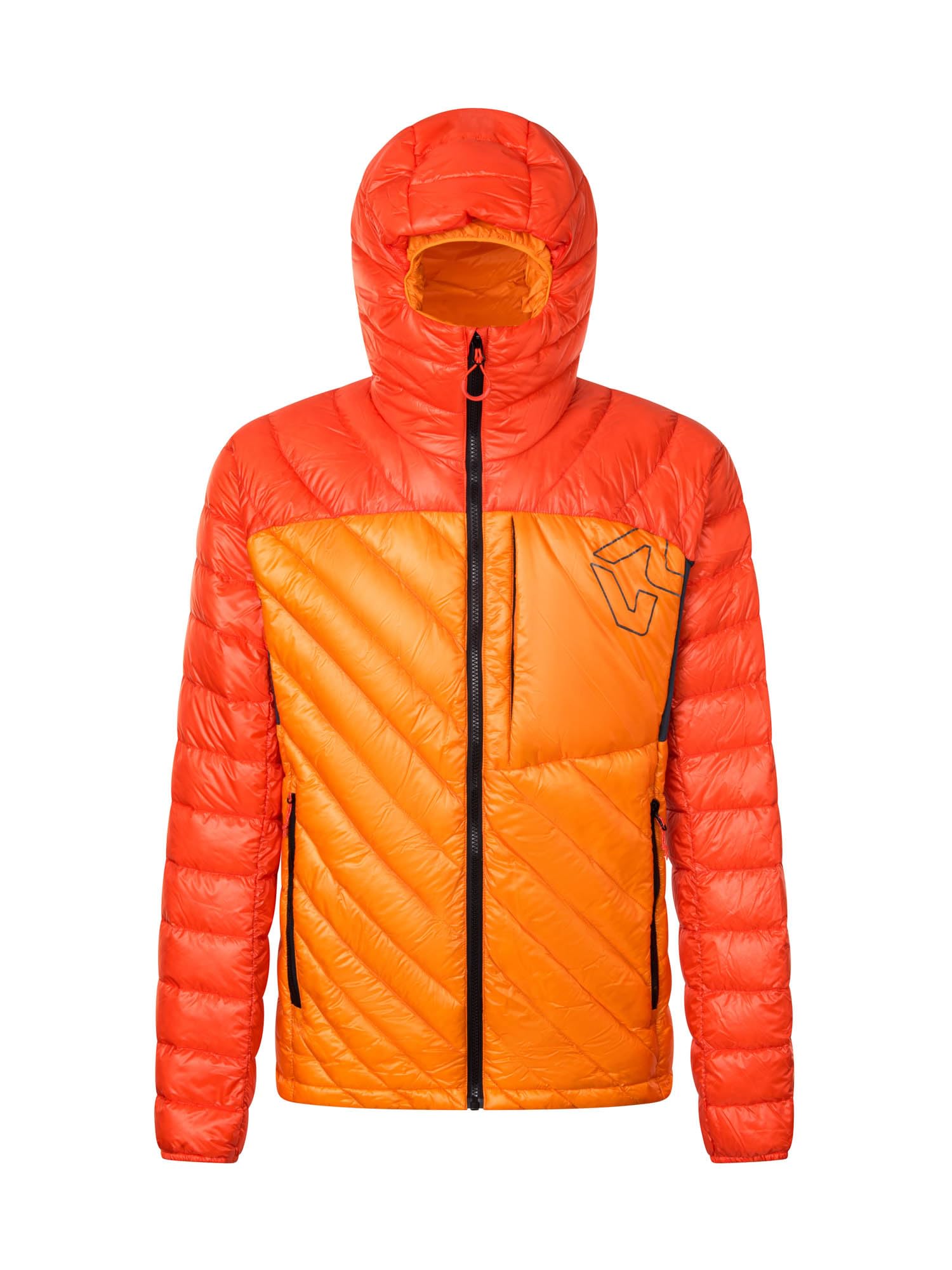 Rock Experience REMJ11211-C954 ZYLAND DOWN MAN JACKET Jacket Men's 0615 PERSIMMON ORANGE+0740 CHERRY TOMATO S