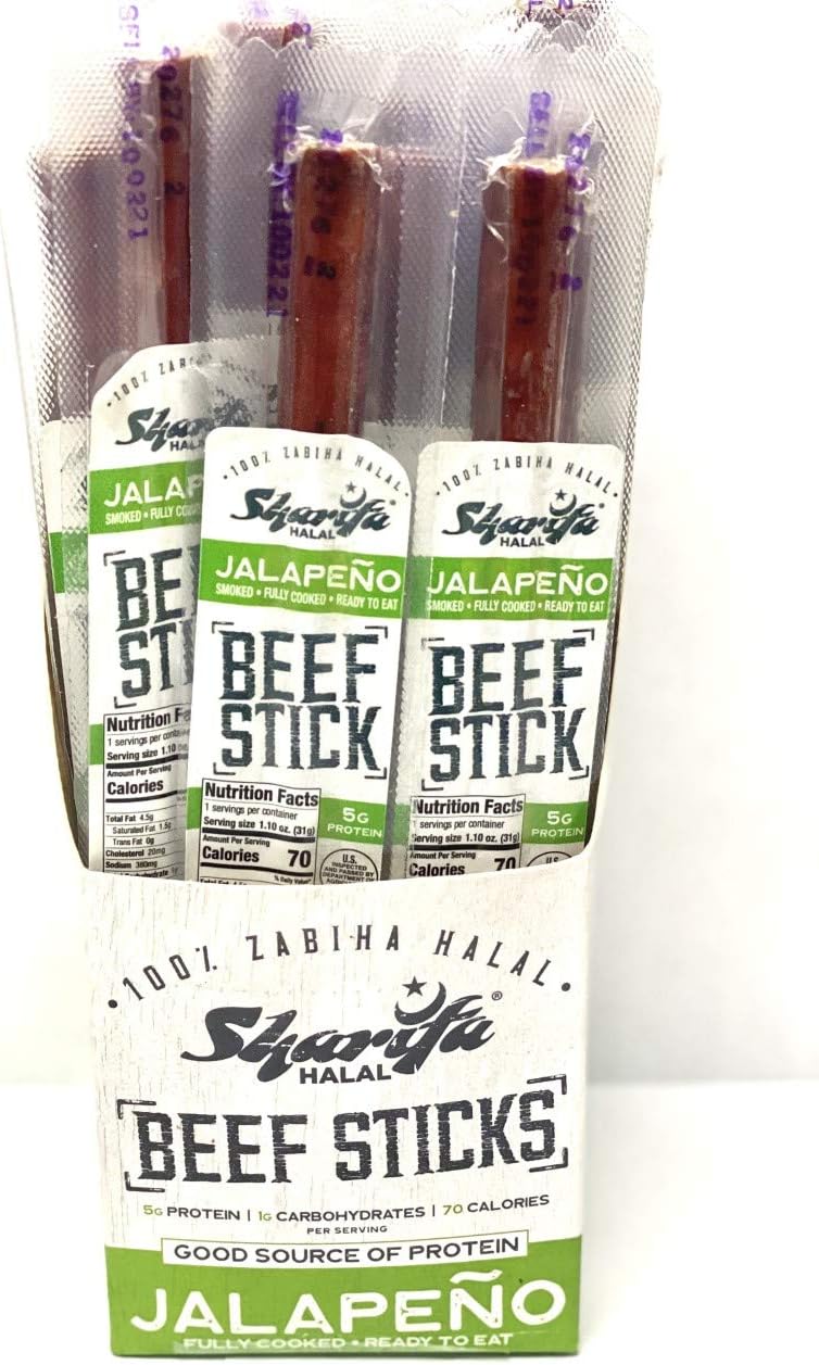 HALAL BEEF STICKS (JALAPENO)