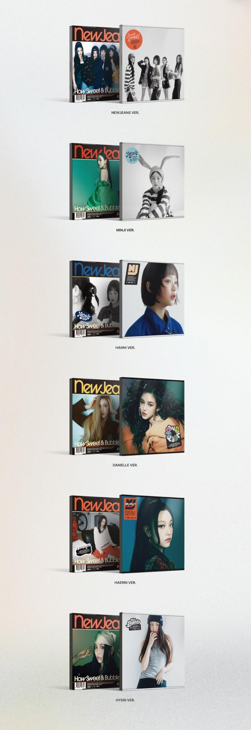 【あ】NewJeans 'How Sweet' オリジナル特典フォトカード あ】NewJeans 'How Sweet' オリジナル特典フォトカード NewJeans