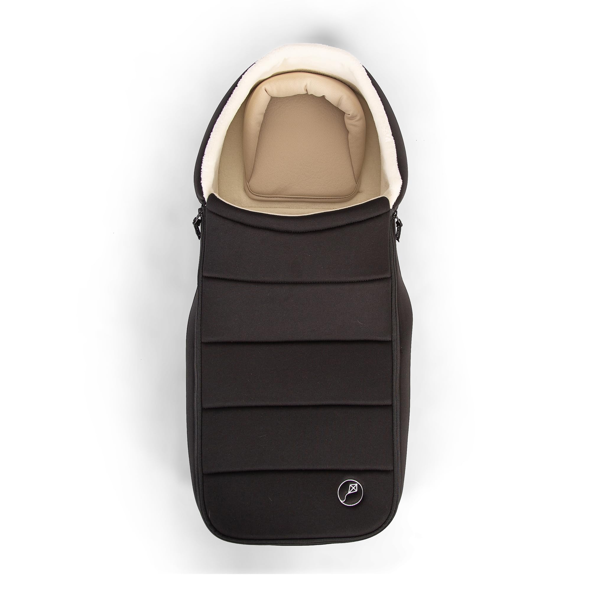 Red Kite Snuggo - Coprisedile universale da viaggio, colore: nero e crema