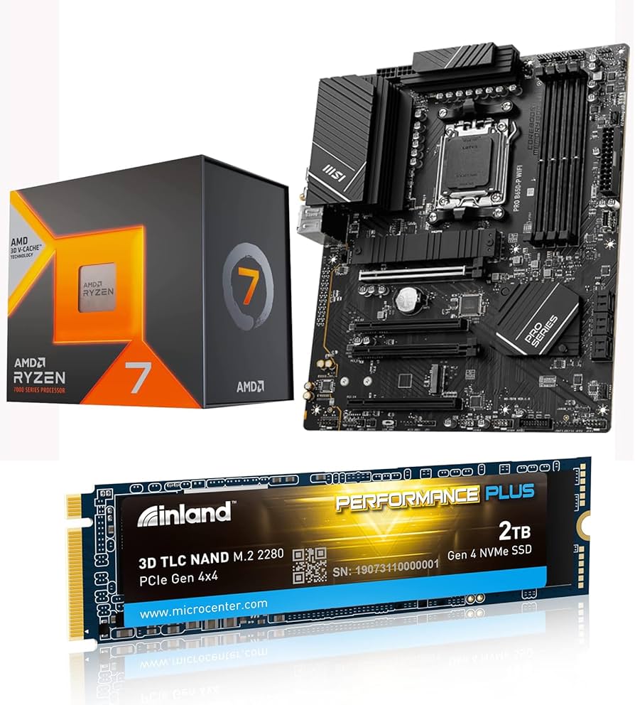 Amazon.com: INLAND Micro Center AMD Ryzen 7 7800X3D 8-Core16 Amazon.com: INLAND Micro Center AMD Ryzen 7 7800X3D 8-Core16