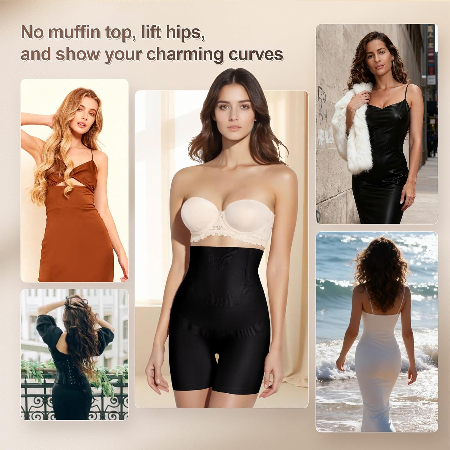 Women Tummy Control Underwear,High Waisted Shapewear Shaper Shorts,Butt Lifting Seamless Panties Girdle for Women - Image 6