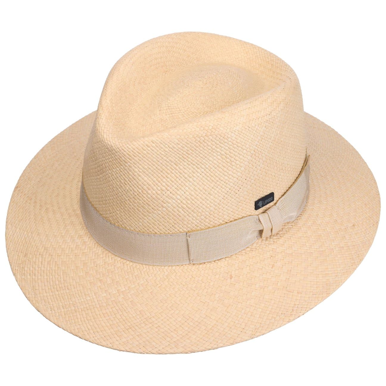 LIPODO Green Band Traveller Cappello Panama Prodotto in Italia Unisex Primavera Estate