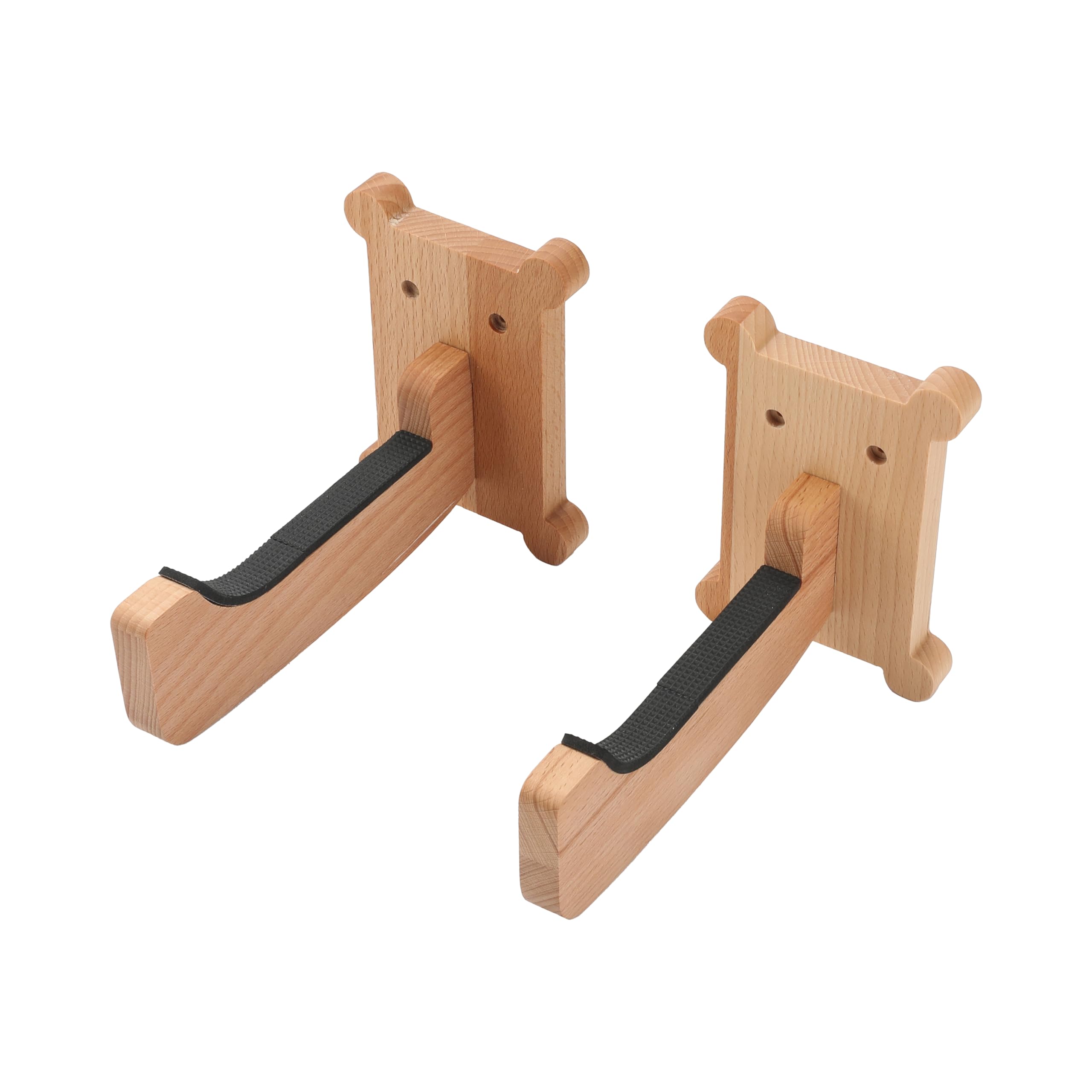 Soporte de pared para tabla de surf, ganchos de madera de haya con pernos M6, almacenamiento vertical para longboard, shortboard, skimboard