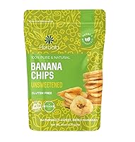 Vista 1 de Chips de plátano secos a granel sin azúcar 1 libra plátanos secos chips de plátano sin azúcar plátanos deshidratados rodajas de plátano secas sin