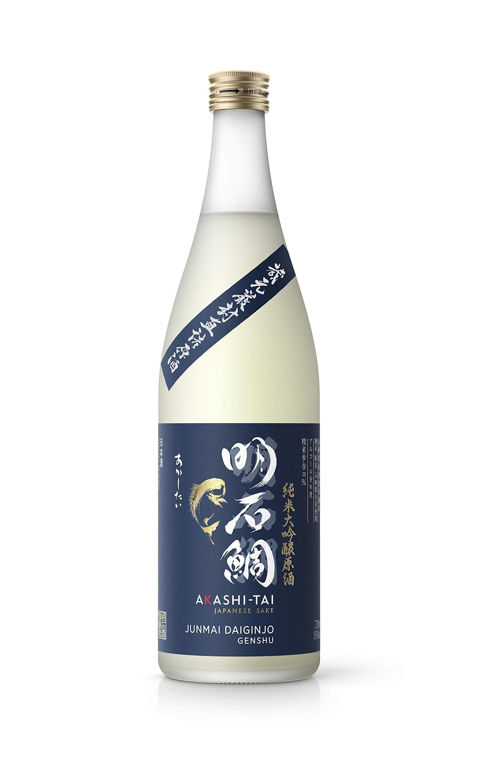 Akashi Tai Junmai Daiginjo Genshu Sake, 72 cl
