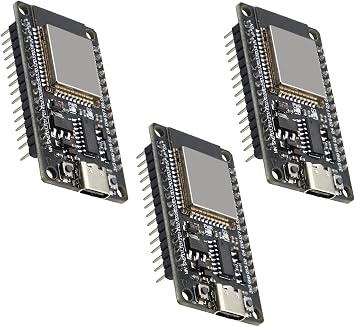 Binghe 3 Pcs ESP with CH340 Development Board ESP-32D Module 2.4GHz WiFi + Bluetooth 2-in-1 Low Power Type-C Interfaces Compatible with Arduino