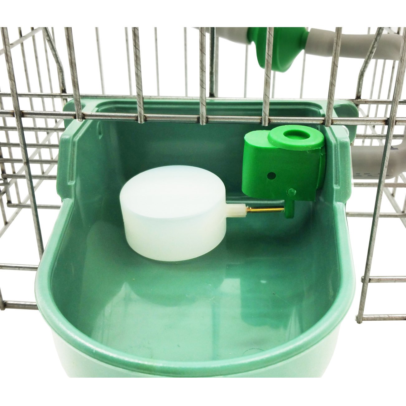 Automatische Hühnertränke Metall 20 Liter - Wasserspender mit Filtersystem - Trinkbrunnen für Tiere - Ideal für Hühner, Gänse, Enten - Leichte Reinigung - Selbstbefüllende Geflügeltränke