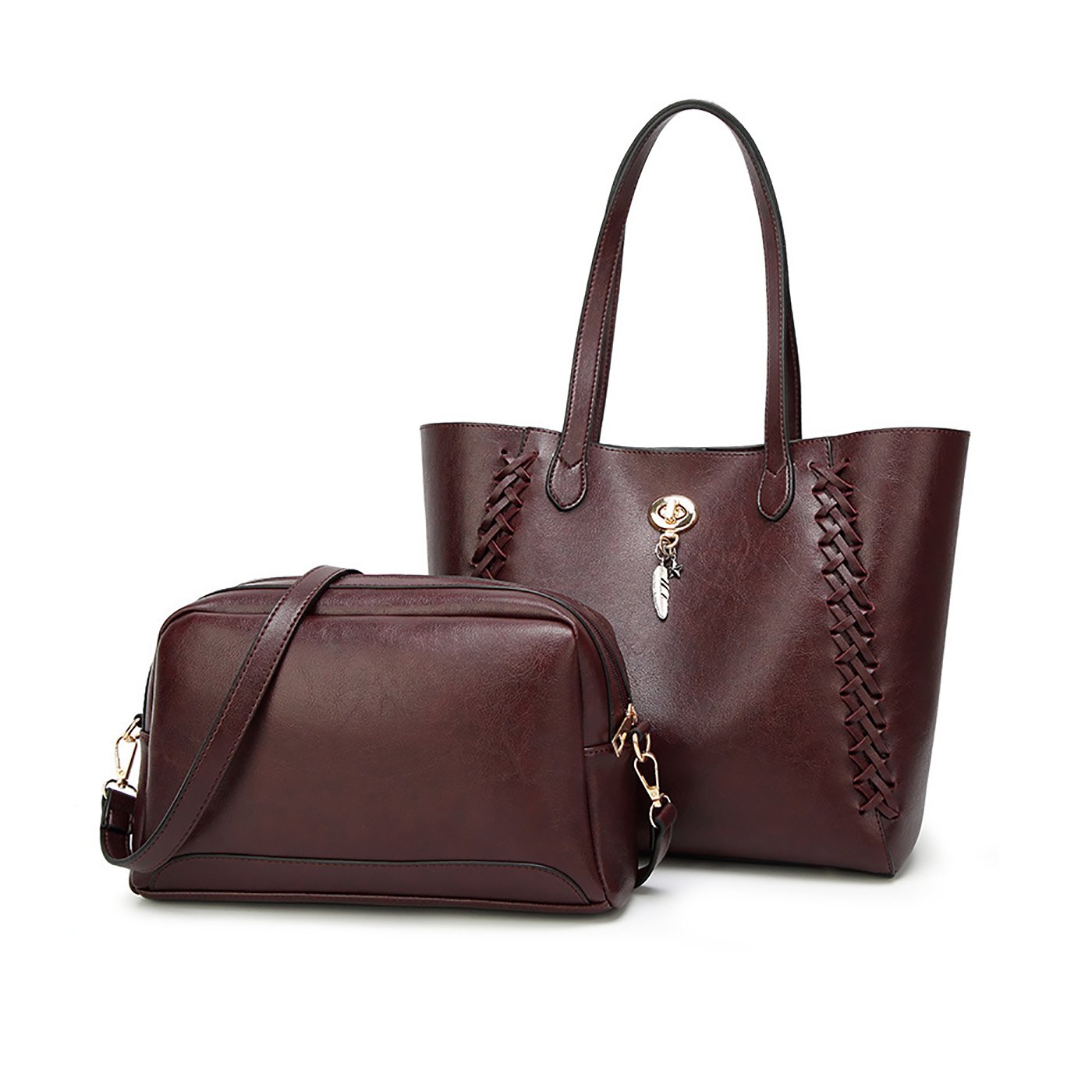 TisdainiWomen Cross-Body Bags Fashion Simplicity Retro High Capacity Shoulder Bags