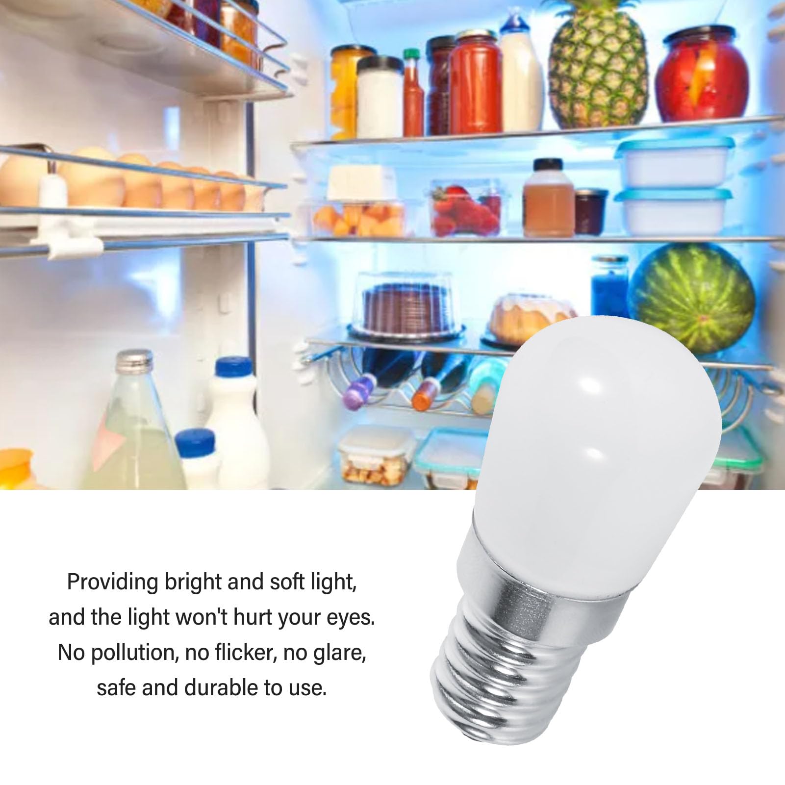 Scentsy Light Bulbs T18 E14 LED Light Bulb Fridge 3W AC 230V, 300LM ...