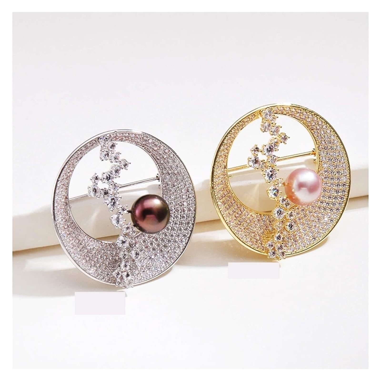 HELGN Broschen Brosche Schlichte Brosche Kunstperlen Brosche Anstecknadeln Tops Schal Brosche Hochzeitsfeier Exquisite Broschen Anstecknadel for Frauen Broschennadeln