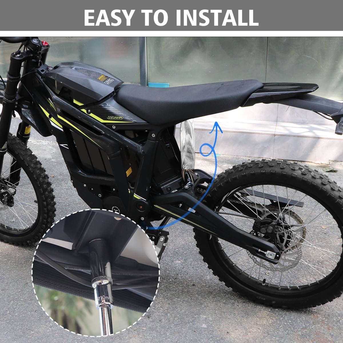 Rear Fender for Talaria Sting MX3 MX4 MX4 EVO/EXPE/Freego X2/X2 Pro Dirt Bike, Upgraded Plastic Back Fender Mudguard Protector Dust Cover for Talaria Accessories