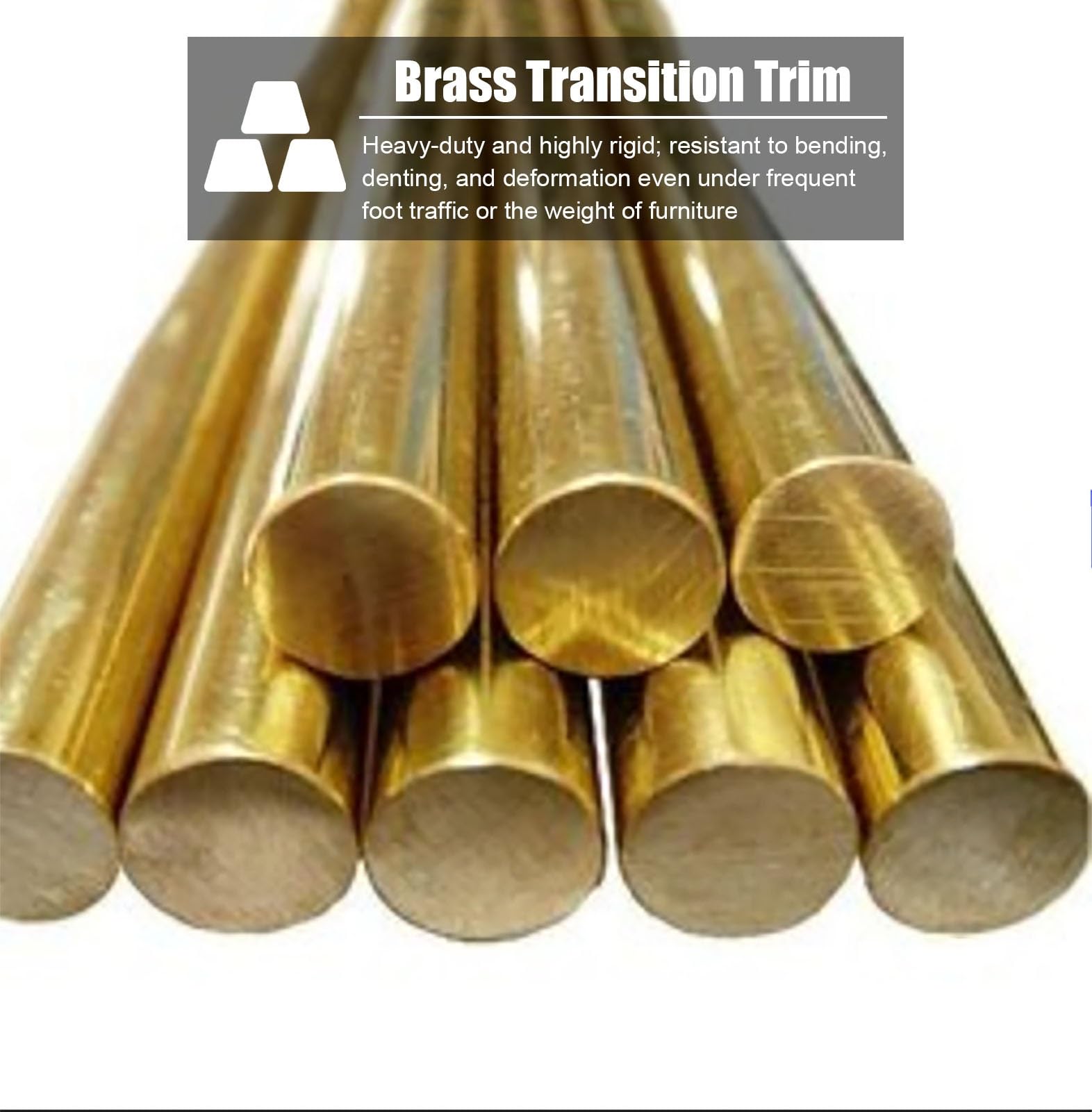 Profilo di Transizione Pavimento Profilo di Giunzione per Soglia Tra Legno | Profilo a L per Bordi di Gradini e Protezione Spigoli per Pavimenti in Vinile; Confezione da 1, 2, 3, 4 o 5 Pezzi(2Pack)
