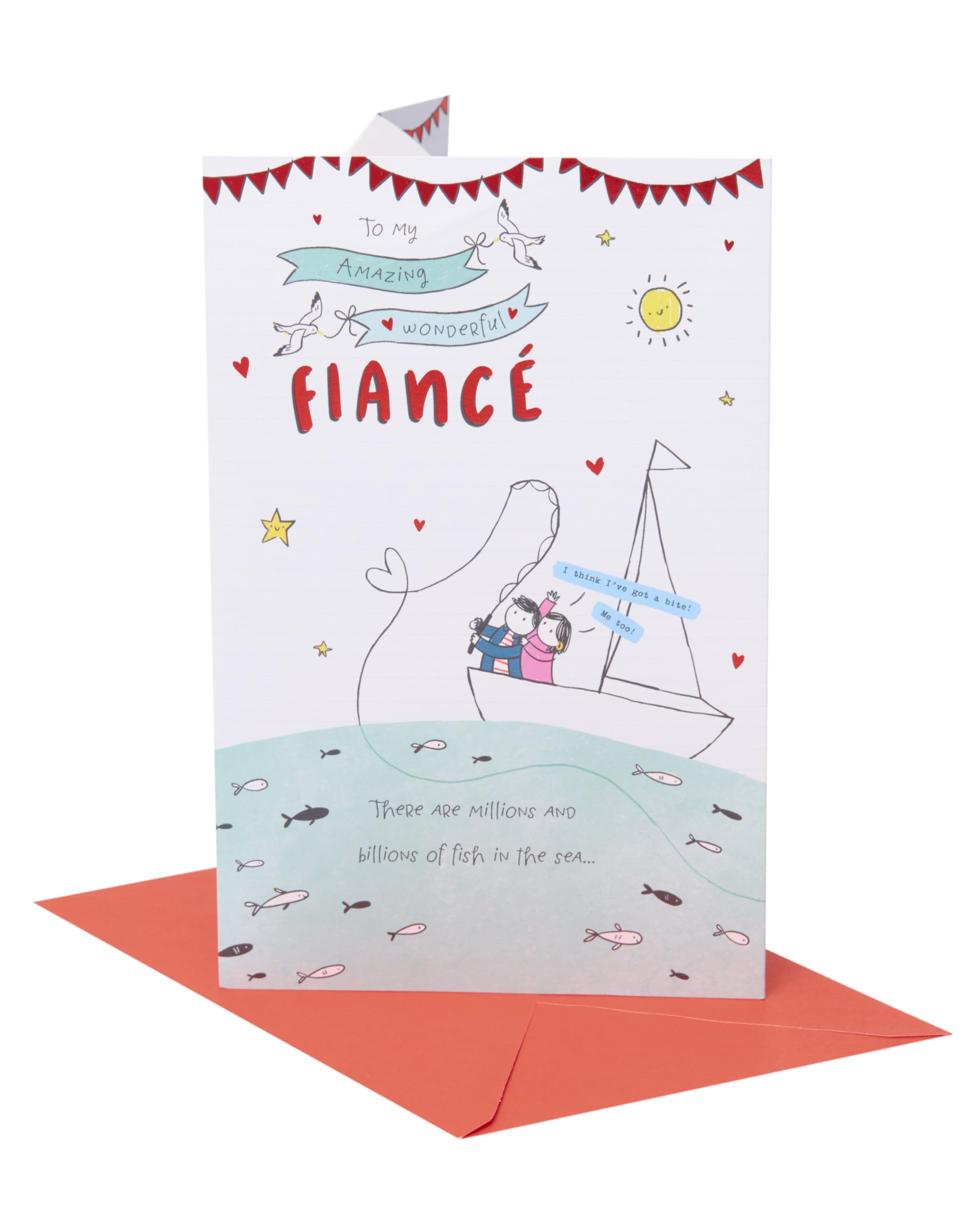 UK Greetings | Valentine's Day Card for Wife | I Love You Presents | Her, Girls, Women | 100% Gorgeous Badge Design | With Envelope | 165mm x 254mm