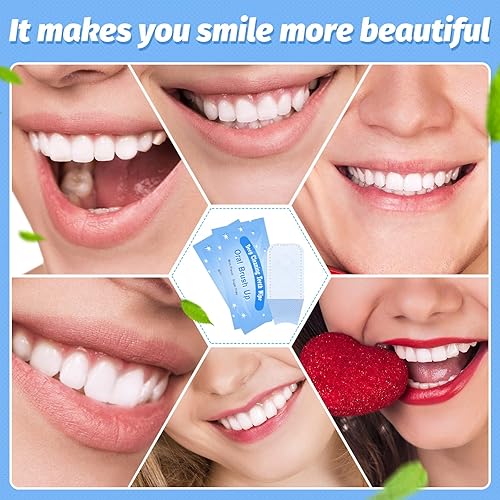 Miniatura 7 de 300 unidades desechables para cepillo de dedos, cepillo de dientes a granel, superficie texturizada, limpieza de dientes profundos, toallitas orales