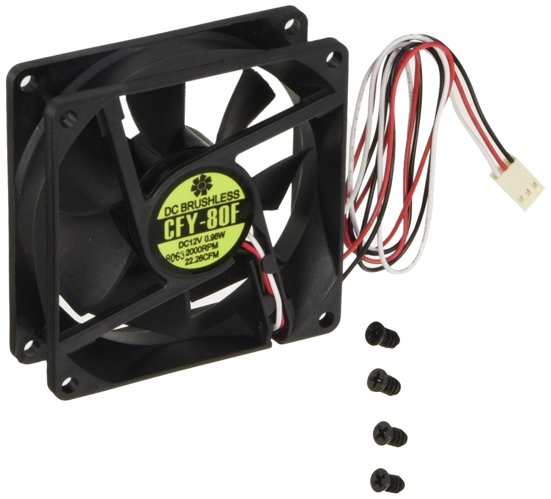 Amazon | アイネックス(AINEX) ケース用ファン80mm 標準タイプ CFY-80F