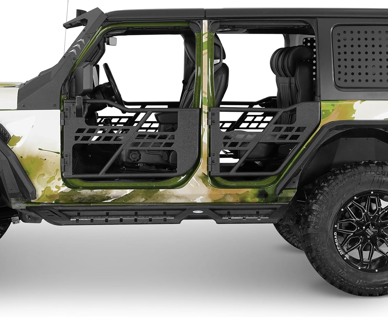 u-Box Gladiator Half Doors Summer Off Road Trail Doors for 2018-2026 Jeep Wrangler JL Unlimited & 2020-2026 Gladiator JT
