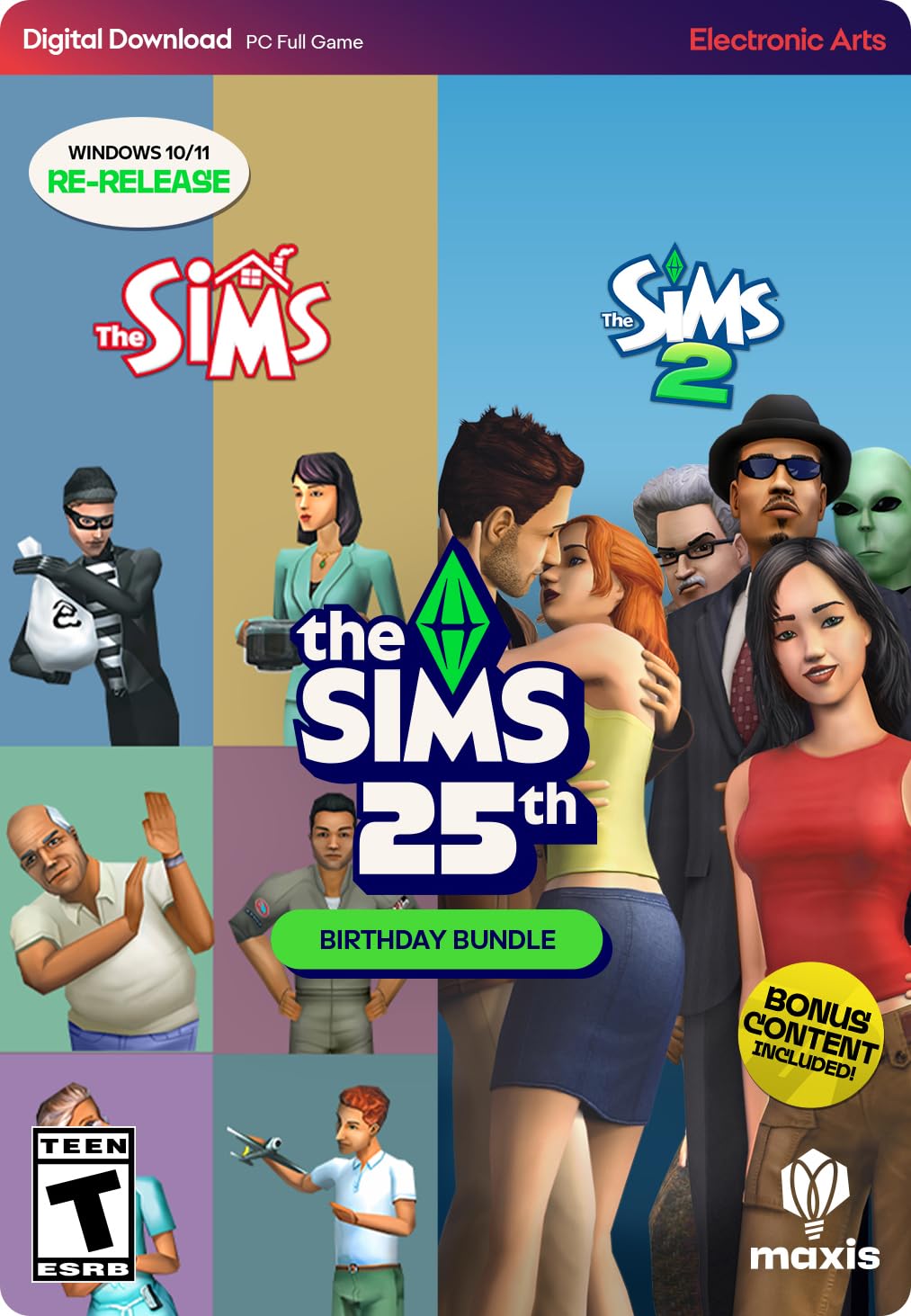 The Sims 25th Birthday Bundle Standard - PC EA App [Online Game Code]