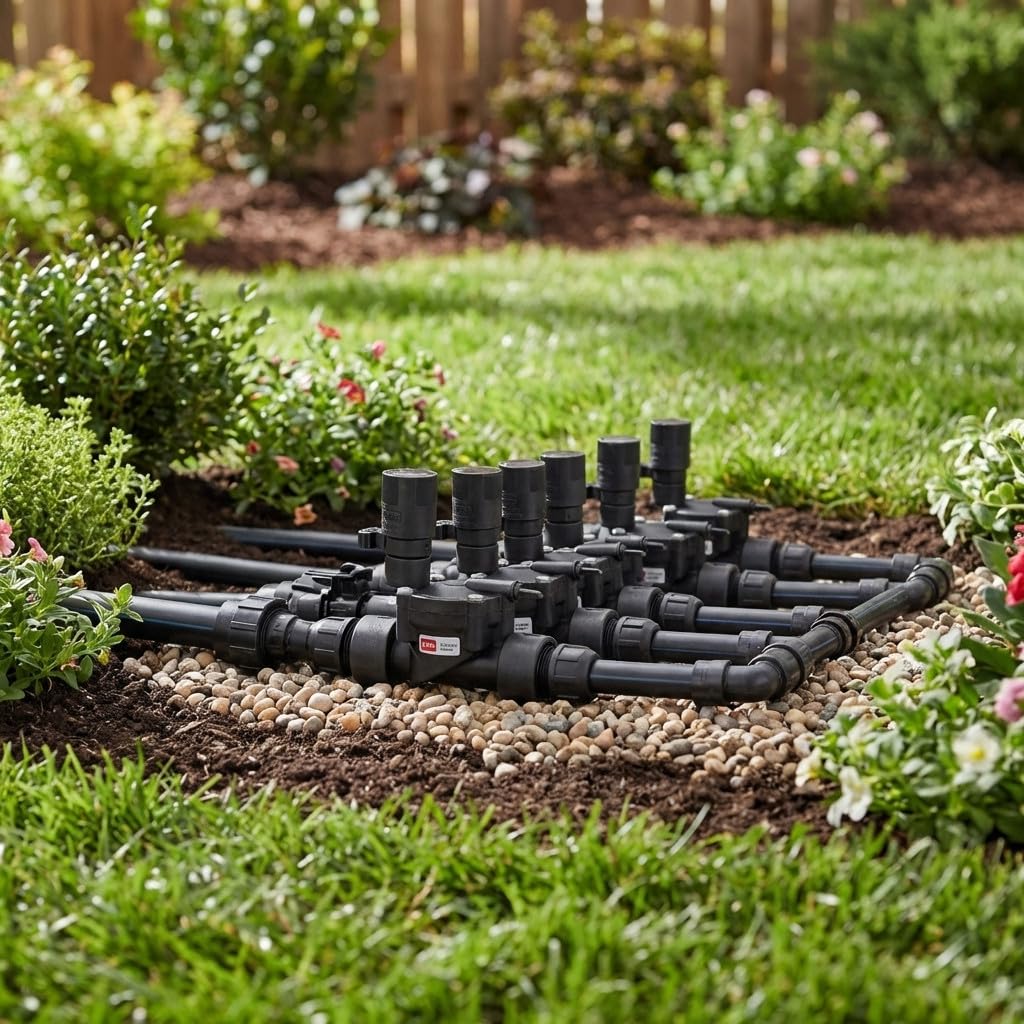 Suinga Electrovalvula de Riego 3/4" | Pack 5 Electroválvula Jardin 24V | Valvula de Riego para Programador Electrico | Control Preciso para Sistemas de Riego Jardin