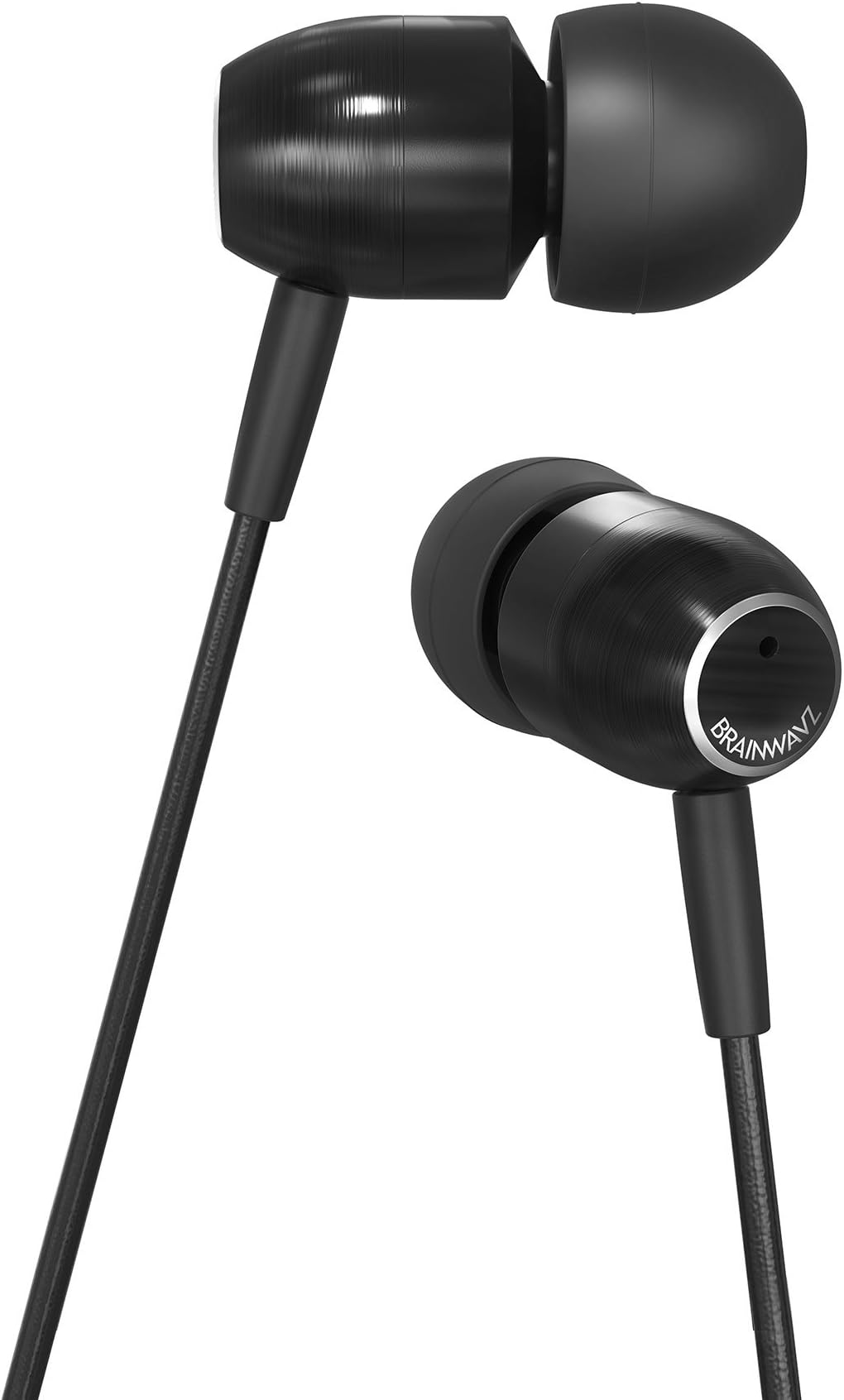 Brainwavz M5 in Ear Earbuds Noise Isolating Earphones Stereo Headphones (with Remote & Mic)