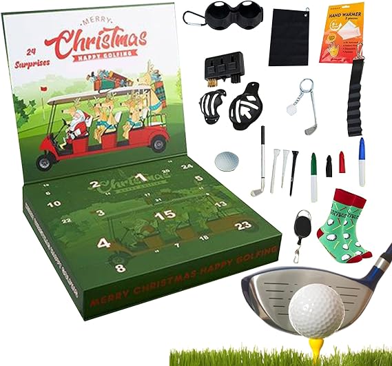 Countdown Calendar 2025 Golf Decorations