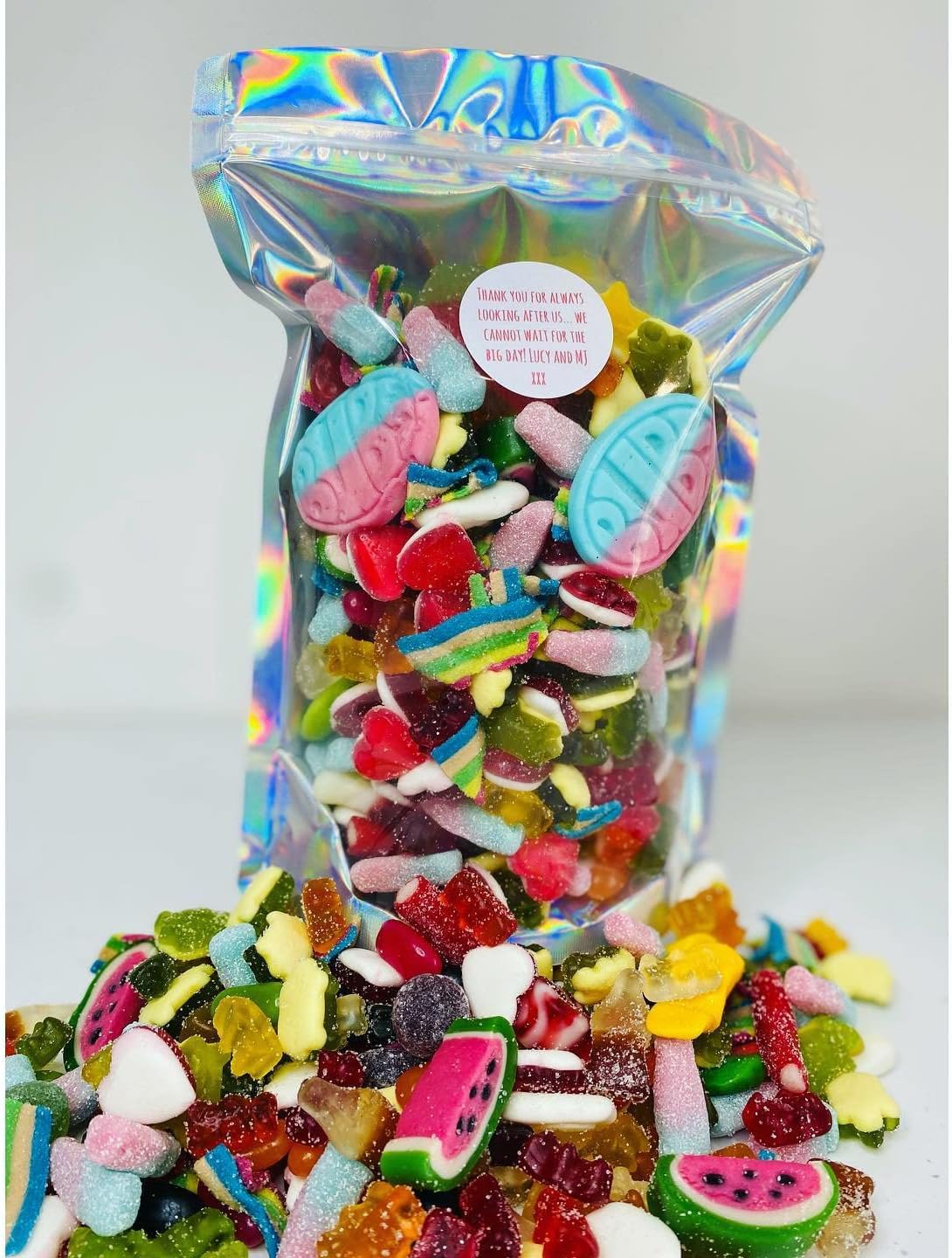 1 Kg Pick 'n' Mix Sweets! Jelly Sweets, Chewy Sweets, Perfect Treat for, Sweet Gift, Birthday Gift, Lockdown Gift, Christmas Gift, Stocking Filler, Personalised Gift.