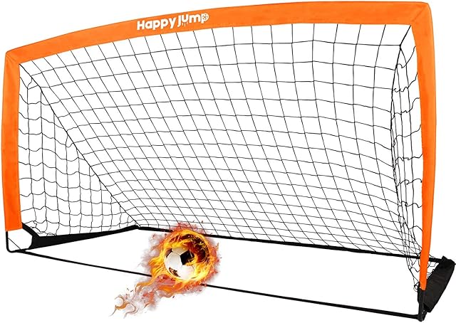 Happy Jump 6'x3' Football Goal Pop up Football Net Post- Football Training- Festive Gift- 1 Pack