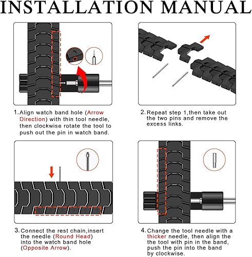 Miniatura 141 de MioHHR Correa y funda de acero inoxidable compatible con Apple Watch Band de 1.772 pulgadas, cubierta protectora de metal para hombres para iWatch