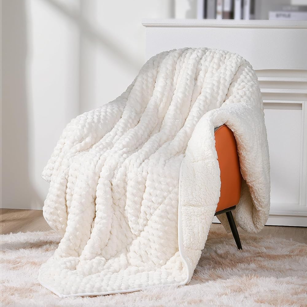 Topblan Weighted Blanket for Adults, 15lbs 60 x 80 Queen Size for Bed