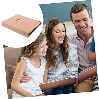 Amazon.co.jp: ULDIGI 手作りの紙製フォトアルバムブック