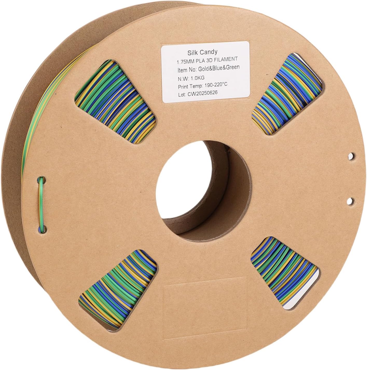 WALFRONT PLA 3D Printer Filament, High Strength, 1.75mm, Wide Temperature Range for Creative Prints, Ideal for Professional Projects