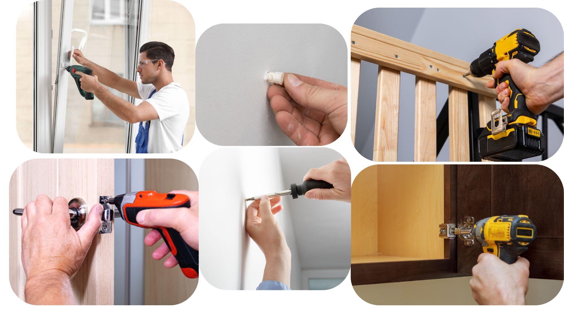 Netzerkoz All Essential Fasteners 320Parça 12 Çeşit Vida Seti, Dübelli Sunta Vidası Seti,matkap Ucu Bits Uç Ve Takım Çantası