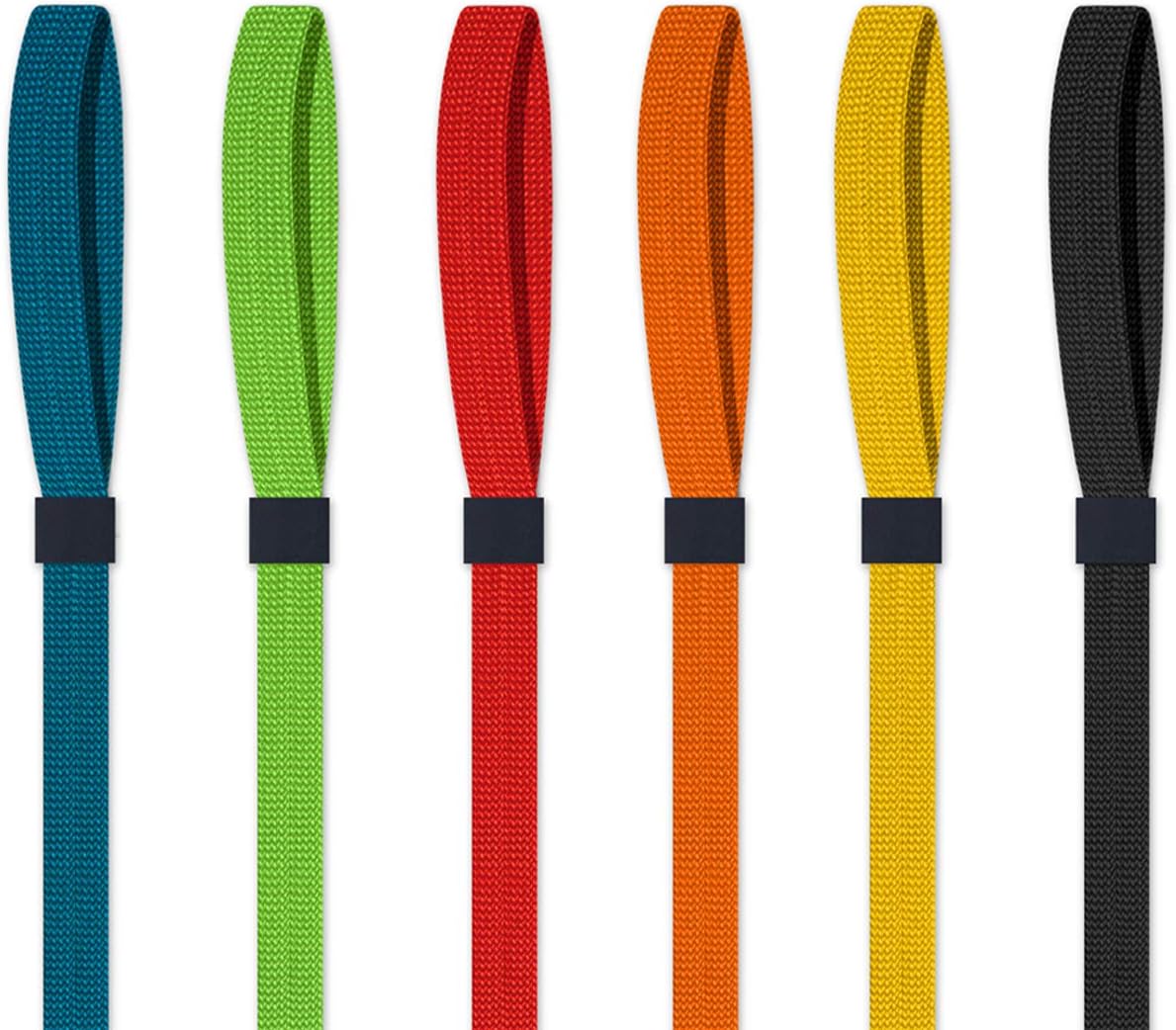 AMUU Wrist Lanyard Strap String 6 Pack 6 Colours Flashlight Lanyards,for USB Keys Cameras Keychain Cellphone Water Bottle Badge Holders - Image 7